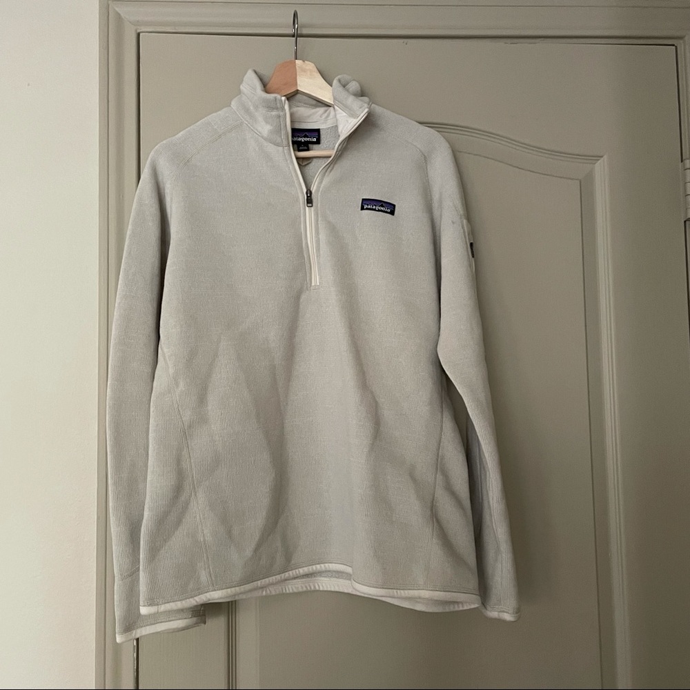 Women’s Patagonia 1/4 zip pullover sweater large
